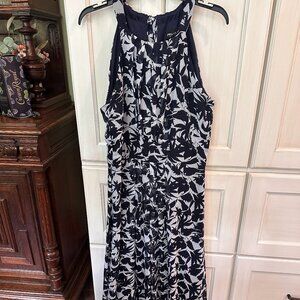 RN Studio floral Black and white maxi dress